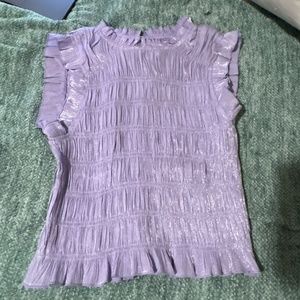 Purple shimmery glam dress shirt
